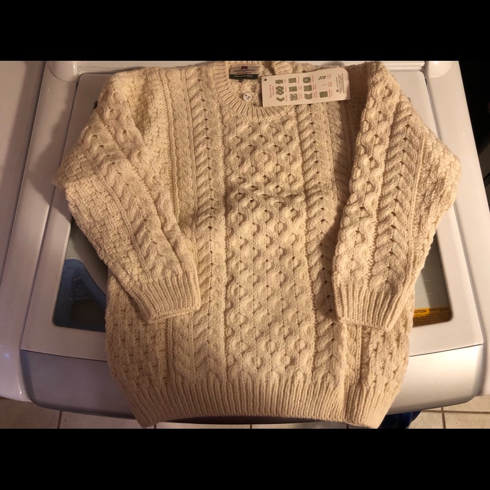 100% wool sweater